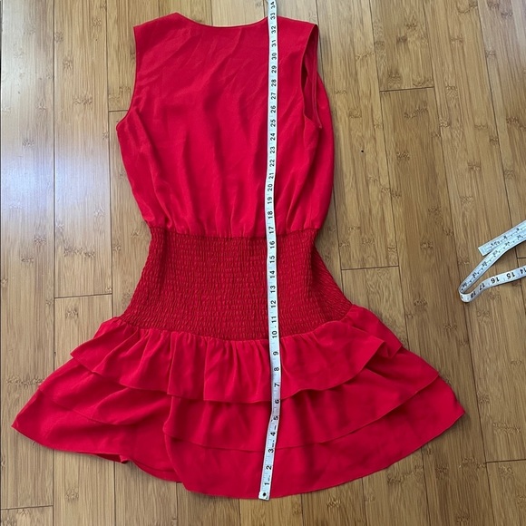 Sold Mercari Amanda Uprichard Red Chantel Dress small - Picture 6 of 6